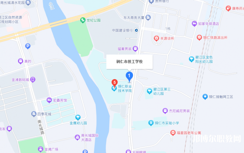 銅仁市技工學(xué)校地址，乘車(chē)路線(xiàn)