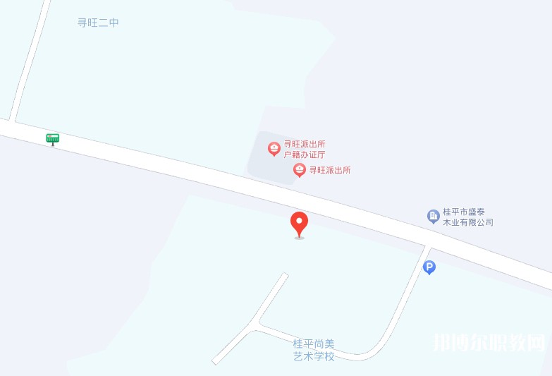 桂平尚美藝術(shù)學(xué)校地址，乘車路線