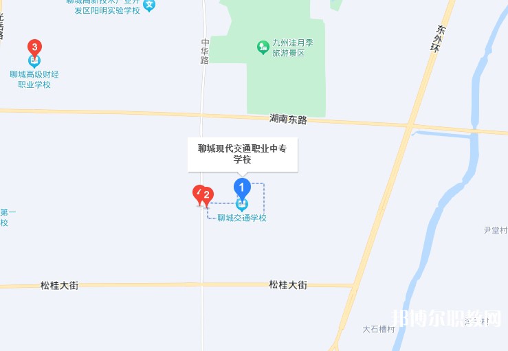 聊城現(xiàn)代交通職業(yè)中等專業(yè)學(xué)校地址，乘車(chē)路線