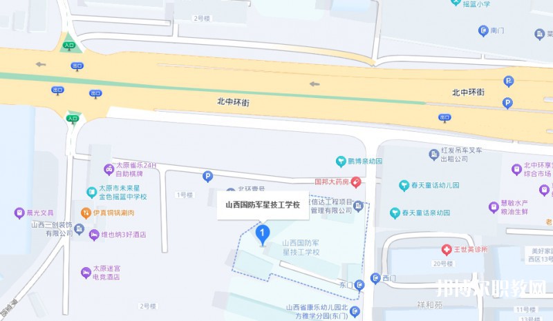 山西國(guó)防軍星技工學(xué)校地址，乘車(chē)路線