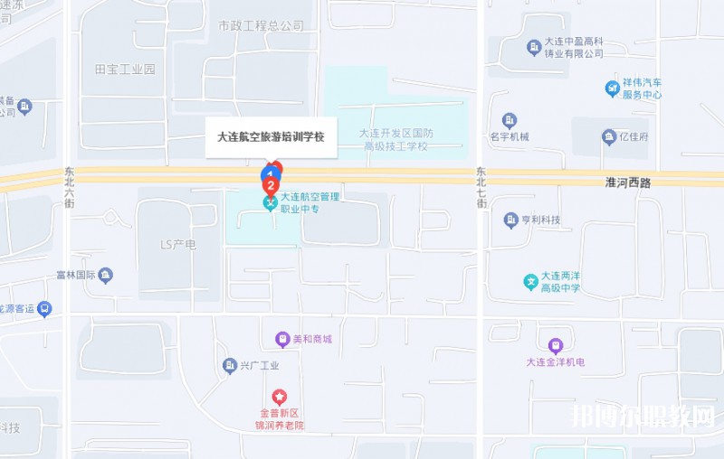 大連航空管理中等職業(yè)技術(shù)學(xué)校地址，乘車(chē)路線