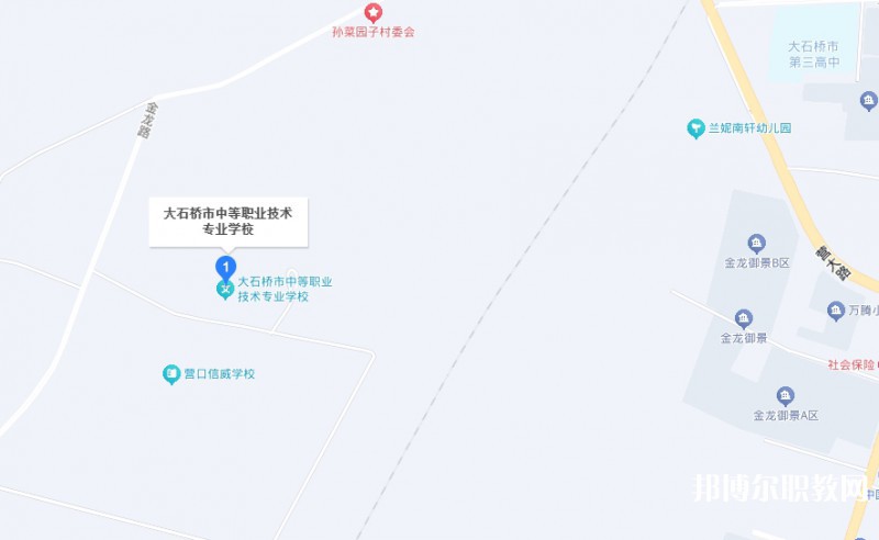 大石橋市中等職業(yè)技術(shù)專業(yè)學校地址，乘車路線