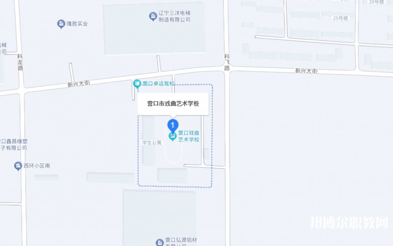 營(yíng)口市戲曲學(xué)校地址，乘車路線