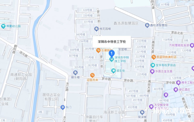 深圳市中特技工學(xué)校地址，乘車路線