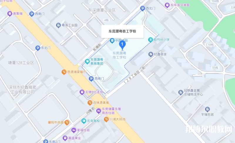 東莞市灝粵技工學(xué)校地址，乘車路線