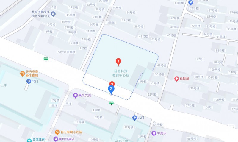 晉城市特殊教育中心學(xué)校地址，乘車路線
