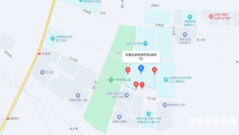 合肥技師學院地址，乘車路線